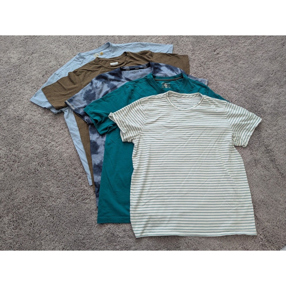Lot of 5 Bonobos Solaris Columbia‎ Polo Ralph Lauren T-Shirts Mens XL Slim Fit